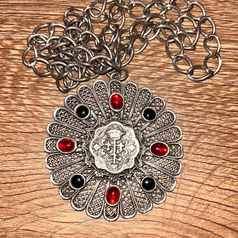 red unbranded pendant